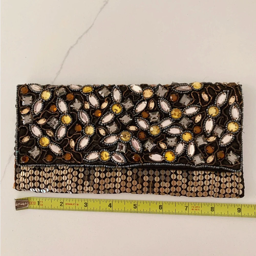 Sequin Rhinestone Crystal Bag | Diamond Clutch